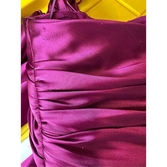 ZUHAIR MURAD Off-the-shoulder draped satin long dress Size 34 (2) $4050 - Picture 13 of 15